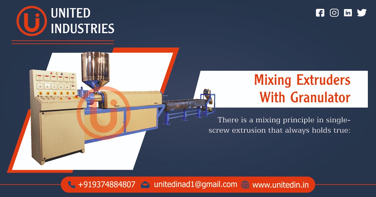 Mixing Extruders With Granulator Manufacturer in Ahmedabad